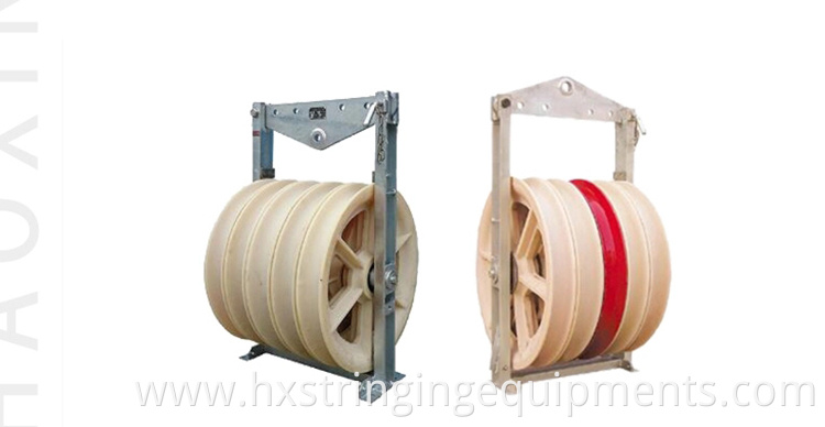 Five-wheel Bundled Conductor Stringing Blocks Pulley